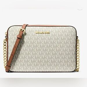 Michael Kors Women's Jet Set Large East West Crossbody Handbag